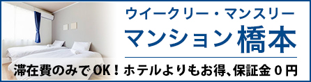 ウイークリー・マンスリーマンション橋本